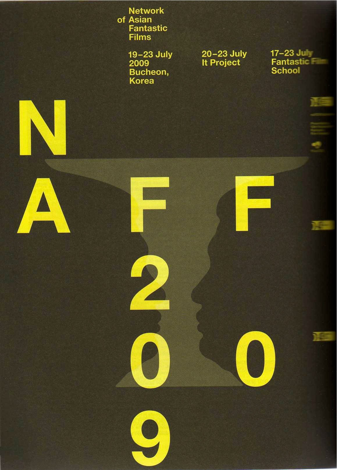 NAFF 2009 programme page, Network of Asian Fantastic Films, Bucheon