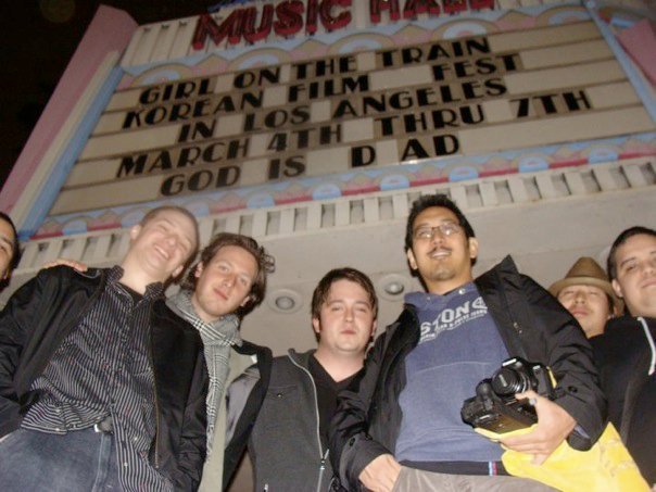 Abraham Lincoln Lim and actors, God Is D_ad Los Angeles screening